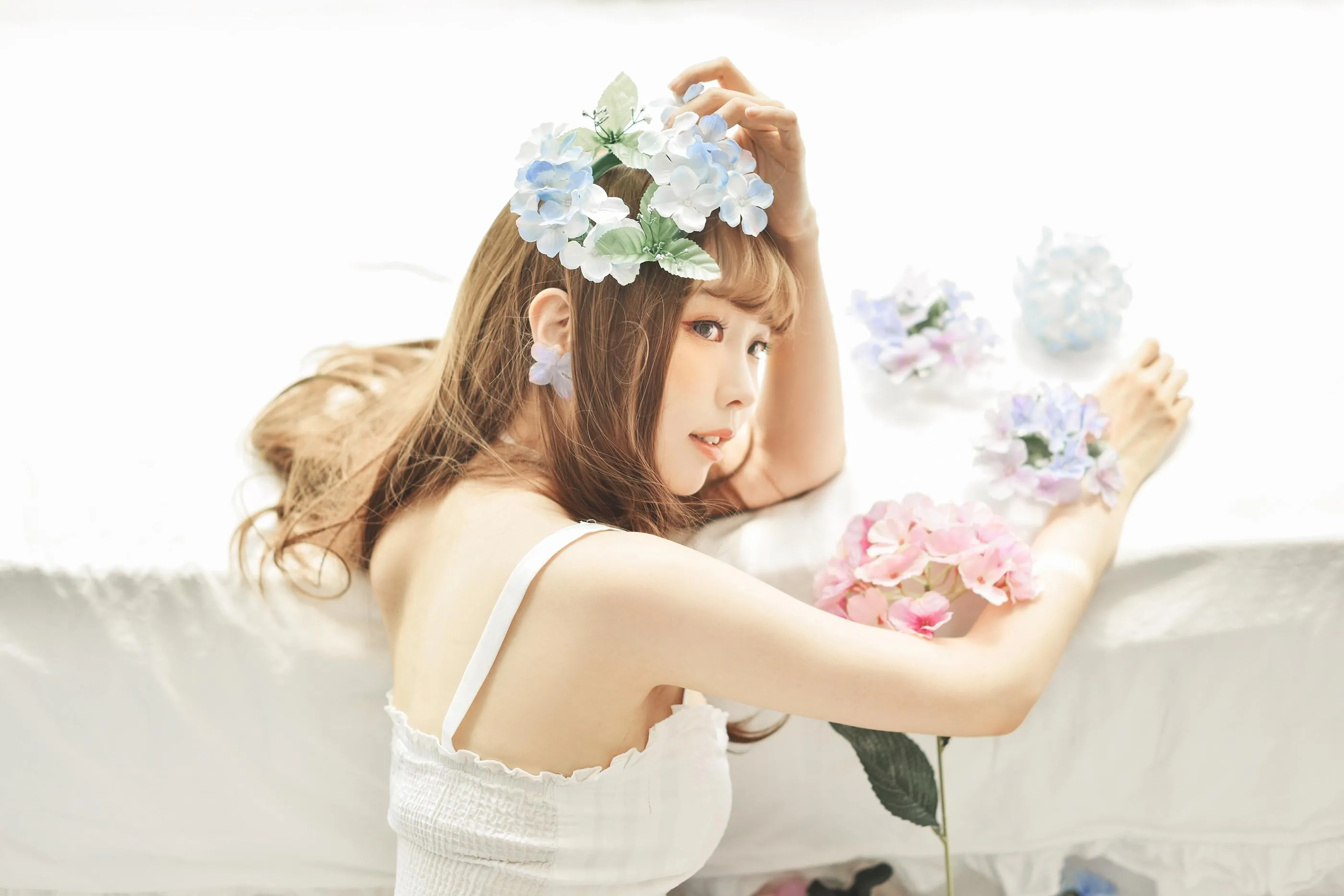 ElyEE子 – NO.76 White Dress [22P]插图8